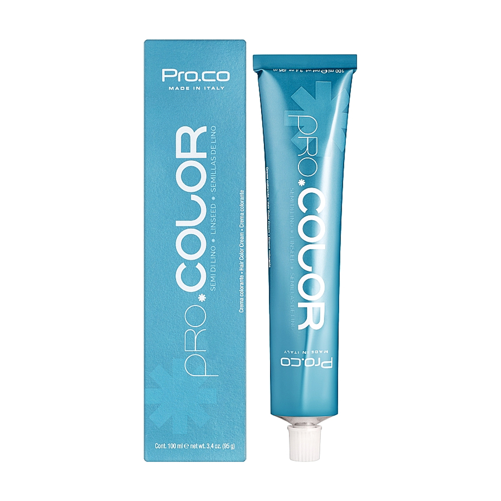Перманентна фарба для волосся Pro.co Pro.Color 4/07 Natural Brown Tobacco, 100 мл